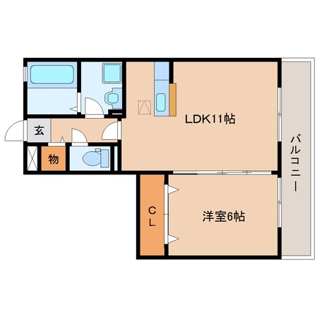 静岡駅 バス17分  堀ノ内下車：停歩6分 1階の物件間取画像